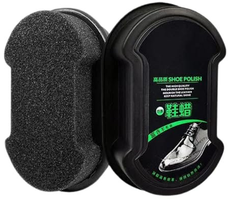 Shoe Shine | Spugna lucidante per scarpe, balsamo per scarpe in pelle | Lucidante delicato per pelle, cura multifunzionale delle scarpe per pantaloni, divani, scarpe, giacche, B, Refer to description