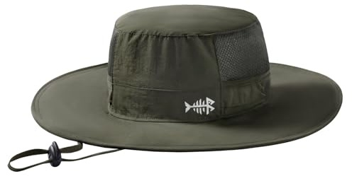 Bassdash UPF 50+ Chapeau de PêChe pour Hommes ImperméAble Unisexe Large Bord PêChe en Extérieur Randonnée Camping Chapeau De Jungle Classique FH15
