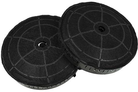 vhbw 2x Filtres à charbon actif compatible avec Elica BELT BL/F/55 PRF0034211C, BELT BL/F/80 PRF0032793C, BELT BL/F/80 hotte aspirante - 17,2 cm