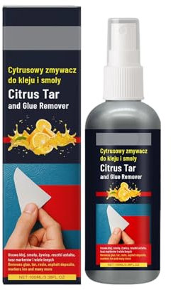 Zkydhbd Removedor de adhesivos de 100 ml, limpiador de cinta, limpiador de etiquetas multifuncional, limpiador y removedor de calcomanías de vidrio