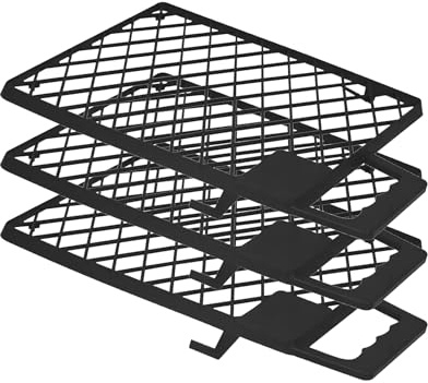 Griglie per Verniciare, Griglia per Rulli da Pittura, Griglia In Metallo, Strumenti di Pittura per Decorazioni di Progetti di Costruzione, 3 Pezzi