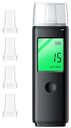 Alkoholalkoholmätare Professionell LCD digital display Alkoholdetektor for rattfylleri Snabb alkoholtestare