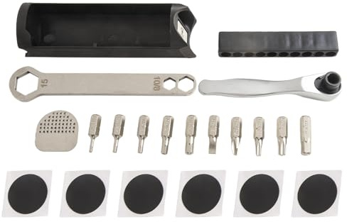 Brompton Boîte à Outils Cadre Sac de Rangement Intérieur avec Clé pour Vélo A/C/P Line Set Outils Compact Métal et Plastique Noir