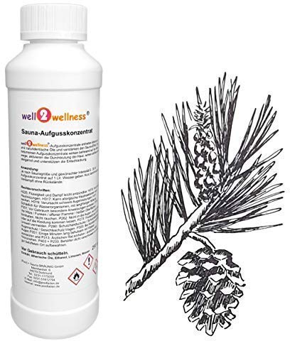 Well2wellness® Concentrato di Infusione per Sauna Pino Mugo 250 ML