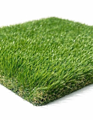 Jardin202 - Césped Artificial Sevilla 42mm - Rollos | Modelo Acolchado, Confortable y Resistente | Rollos 20x2 Metros -