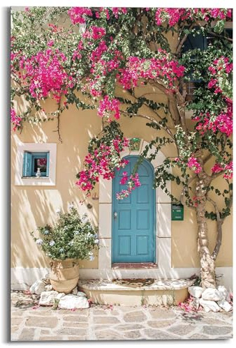 REINDERS Wandbild, Griechenland, Wohnzimmer, Bilder, Wanddeko, Room Decor, MDF, Mehrfarbig, 90 x 60