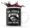 Mug pêche Prénom métier âge Personnalisable | Tasse drôle pour Pêcheur | idée cadeau anniversaire Noël fête des Pères