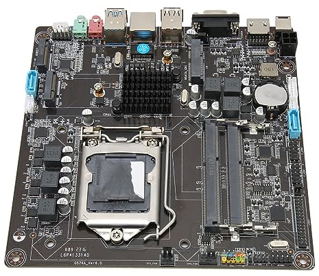 H81 Moderkort, LGA 1150 DDR3 Mini ITX Gaming Moderkort för Core I3 I5 I7 för 4:e 5:e Generationens CPU, M.2 NVM, VGA, HDMI, 2 Ljudportar, för Gör-det-själv-dator