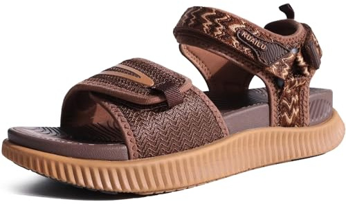 KuaiLu Sandales Randonnée Femmes Sport et d'extérieur Confortable Orthopedique Soutien Voûte Plantaire Sandale Réglables été Léger Antidérapante Sandales