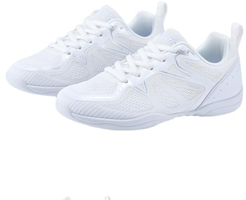 Serenitison Scarpe da Cheerleading,Scarpe da Ginnastica Aerobica e Ginnastica da Ballo,Scarpe da Cheerleader per Ragazze,Scarpe da Gara di Danza Traspiranti,per Cheerleader,Esami d'Arte,Danza