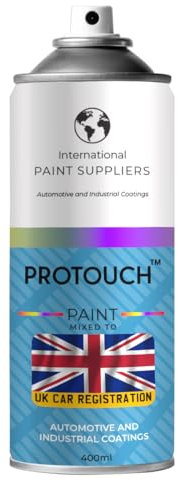 PROTOUCH Paint By Car Registration Basecoat Spray Paint Aerosol 400ml, Mixed To UK Car Registration