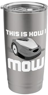 Remote Control Robot Mower Cool Automatic Robotic Lawn Mower Stainless Steel Insulated Tumbler
