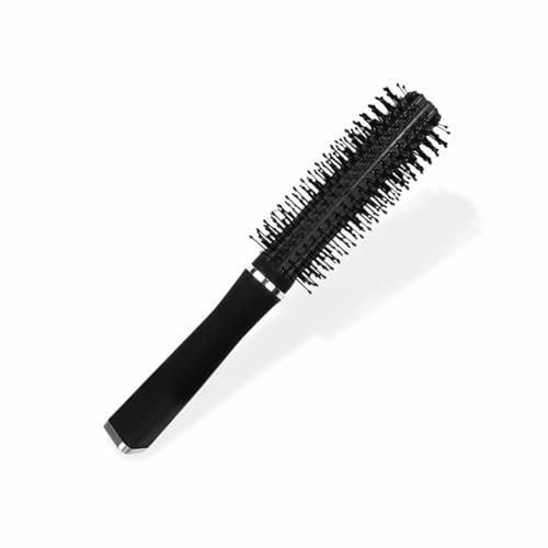 Round Hair Brush Blow Drying Or Styling Radial Hair Brush For Fast Drying Styling Or Straightening Brush With Durable Bristles Use On Wet And Dry Hair Ideal Any Length Hair L23x5cm (1Pc)