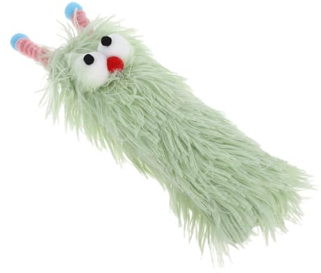 BESTonZON Giocattolo Per Gatti Peluche Forma Di Bruco Con Catnip Naturale Cuscino Interattivo Per Gatti Gioco Di Masticazione Per Gattini Comodo e Leggero