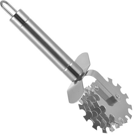 Alipis 1Pezzi Batticarne Acciaio Inossidabile Martello Inteneritore per Carne Utensile Portatile e Leggero per Fibratura e Ammorbidimento della Carne Design Ergonomico