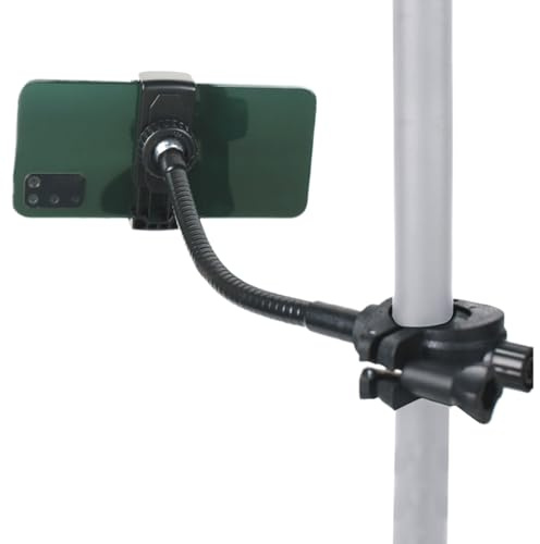 Soporte Para Teléfono Para Micrófono | Soportes Para Móviles En Atriles Musicales,Brazo Flexible Largo Ajustable Para Batería Música Club Y Grabación