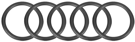 Mandouer Nitrile Rubber O-Rings, 60mm OD x 50mm ID x 5mm CS, Pack of 5 | Metric NBR o-ring, oil and heat resistant with good elasticity for a tight seal, for tap, plumbing, pump and automotive use