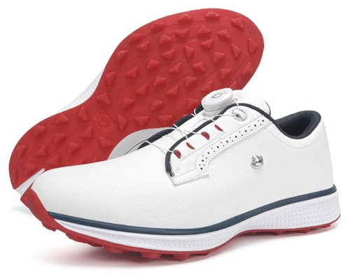 Dwihuize Herr golfskor spiklösa vattentäta lätta golf sneakers utomhus halkfria casual skor