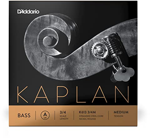 Corda singola LA D'Addario Kaplan per contrabbasso, scala 3/4, tensione media