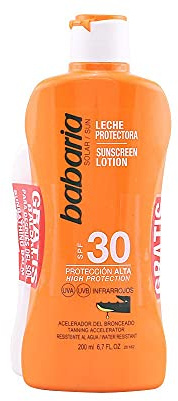 Babaria - Pack 2 de Leche Protector Solar Corporal SPF 30 y After Sun Aloe Vera | Crema Solar Corporal Ideal para Verano | Protección Solar | Bloqueador Solar | Crema So