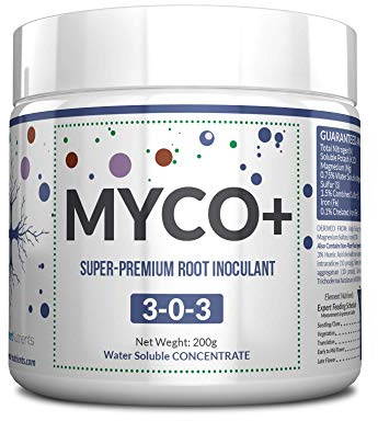 MYCO+ - Mycorrhizae Fungi Powder for Plants and Soil Health, Root Booster for Cuttings, Orchids, Roses, Vegetables, Succulents - Ultra Concentrated (200 Grams)