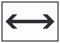 HB-Druck Richtungspfeil rechts Links Schild waagerecht schwarz Weiss Pfeil A5 (148x210mm)