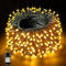 cshare Weihnachten Lichterkette Außen, 20m 200 LED Lichterkette Weihnachtsbaum Lichter,IP44 Wasserdicht& 8 Modi& Timer& Speicher Funktion für Garten Schlafzimmer Außen Innen Dekoration-Warmweiß