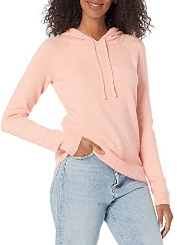 Amazon Essentials Pull à Capuche Doux Au Toucher Femme, Pêche, M