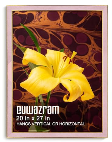 euwazram 20x27 Poster Frame for Photos and Art, Suede Pink, 1 Pack