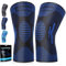 (Confezione da 2) Ginocchiera Ortopedica, Tutore Ginocchio per Menisco, Artrosi, Legamenti, Fascia Ginocchiere Sportiva, Palestra, Supporto per Ginocchio da Uomo/Donna, Knee Support