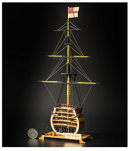 1/200 HMS Victory Schiffsmodellbausatz + Upgrade-Zubehör-Kit Aus Messing DIY-Sammlung