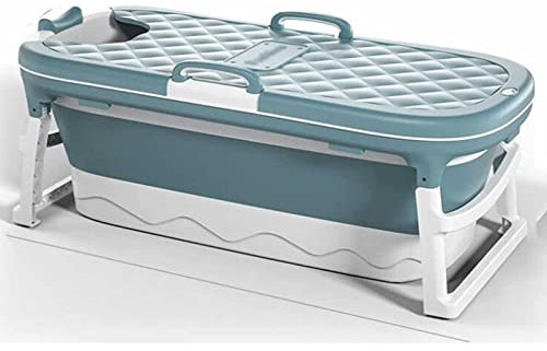 Bañera portátil grande para adultos con bidé y sauna, bañeras japonesas plegables, 54 pulgadas, bañera de hidromasaje para spa en casa, cabina de ducha