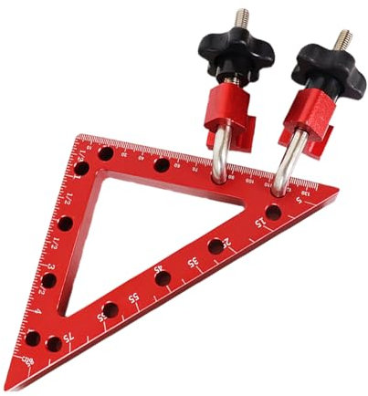 Abrazadera de esquina – Abrazadera resistente de 90 grados para una sujeción de precisión | Juego de abrazaderas de ángulo recto ajustables con liberación rápida | Abrazadera de gabinete para