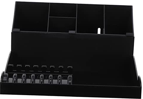 OFFIGAM Hairdressing Scissor Storage Box Plastic Organizer for Haircut Tools Clipper Guard Holder