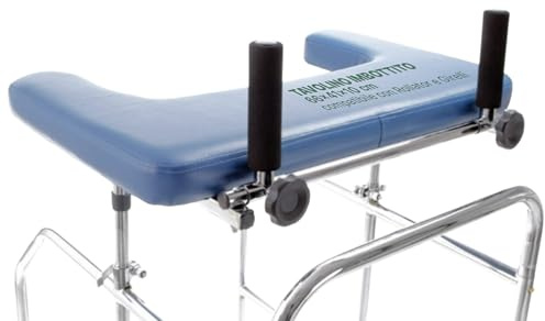 REMEDIA ONE - Tavolino Imbottito per Deambulatore – 66×41 cm con Appoggio Antibrachiale 10 cm – Compatibile con Rollator e Girelli