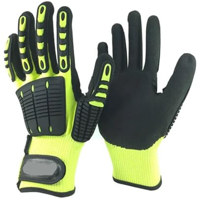 ZUGLQYSX Guantes de jardinería, antivibración, for mecánicos, for correr para Mecánico Taller(M)