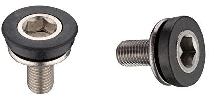 FSA JIS Kurbelschrauben, aus Stahl, Schwarz, M8-Gewinde