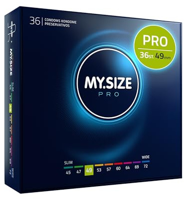 MY.SIZE PRO kondom storlek 2, 49mm, 36 stycken - Den nya generationen MY.SIZE kondomer