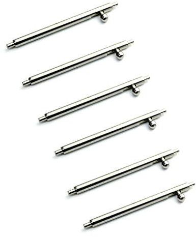 Sulla 6 Quick Release Premium Edelstahl Federstege 19mm Federstifte 1,50mm Ø für Uhren Armbänder …