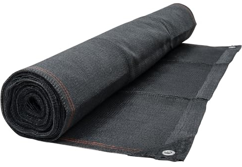 WERKA PRO, Brise Vue Renforcé en Polyéthylène 300g/m², Haute Opacité 95%, Installation Facile avec Œillets en Aluminium, Idéal pour Jardin et Terrasse, Gris Anthracite 1,20 x 10m