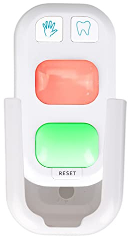 Kids Timer With Color Indicator Light - 2 Minutes Teeth Brush and 20 Seconds Hand Washing Timer - Stick-On Bathroom Training Coach for Children