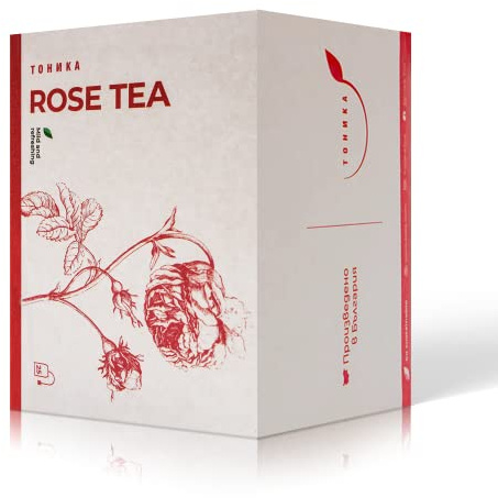 Tonika Tea - Rosentee | Bulgarische Rose Damascena | natürlicher Diuretiker Tee | koffeinfrei 25 Teebeutel