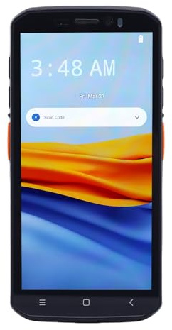 VBESTLIFE Android 14 NFC Streckkodskanner med 5,5 skärm, Handhållen Mobil Dator, 4G LTE Trådlös NFC Robust PDA, för Alla 1D 2D QR -streckkoder