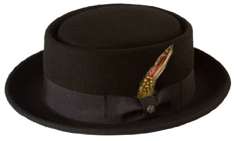 Chapeau Breaking Bad/Heisenberg/Walter White Style 100 % feutre de laine, Noir , L