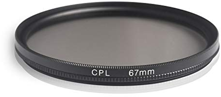 Ares Foto® CPL Zirkular-Polfilter Polarisationsfilter, optisches Glas & Aluminium. Für Canon Sony Nikon Fujifilm Pentax Tamron Sigma Leica Olympus Panasonic (67mm)
