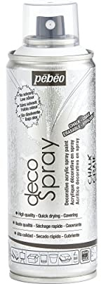 PEBEO - Peinture Acrylique en Spray - Pour la Décoration Multi Supports en Intérieur et Extérieur - Base Eau, Faible Odeur - 200 ml - Finition Effet Craie - Coloris Effet Craie, 1 unité (Lot de 1)