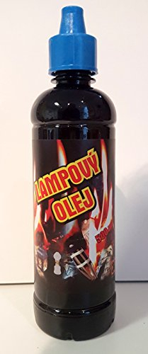 Oberstdorfer Glashütte Olio per lampade, la paraffina, Petrolio per Lampada ad Olio, con la Sicurezza dei Bambini con beccuccio, Senza Odore o parfem, contenuti 0,5 Litri la Migliore qualità
