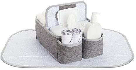 Munchkin® Portable Diaper Caddy Organizer, Grey