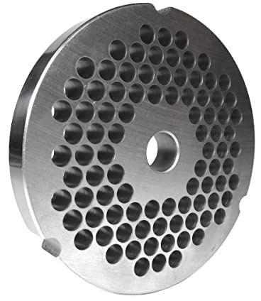 Grinder Plate for #32 Grinders, Hobart and Biro, with 1/4 Holes Great for Chili Product