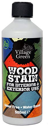 Village Green Ready to Use Wood Stain - Water Based, Eco Friendly, Premium Quality (Midnight Blue, 5L)